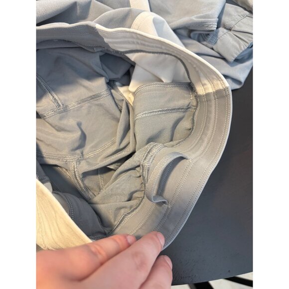 Lululemon Adapted State High-Rise Colorblock Grey White Ankle Pants Joggers 2 - Picture 12 of 14